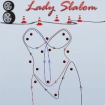 Lady Slalom 2: start - finish