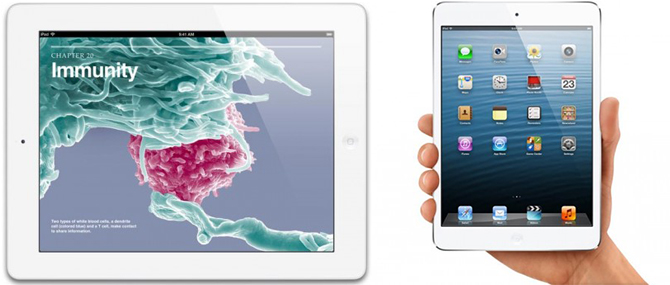 Компания Apple изрядно удивила весь Мир, анонсировав 23 октября целых два новых планшета: iPad 4 и уменьшенную копию - iPad Mini.