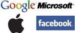 apple, facebook, google, microsoft